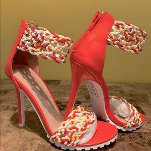Orange sexy stilettos